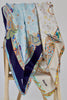 Silketørklæde i douce farver Pollini