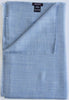 Cashmere tørklæde i smuk vævning - lys blå