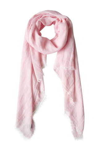 Rosa tørklæde i blød kvalitet