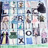 Silketørklæde "Shopping Style" Lacroix - sort
