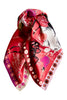 Silketørklæde "Croquis" Lacroix - rød