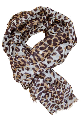 Se Skønt tørklæde med leopard print hos BESOS
