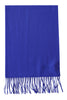Kobolt blå tørklæde i 100% merino uld fra Moschino
