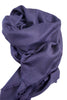Eksklusivt blåt pashmina tørklæde i silke blend Moschino