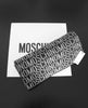 Klassisk tørklæde i blød uld fra Moschino