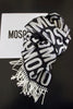 Gråt merino tørklæde fra Moschino