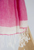 Eksklusivt pink tørklæde/sjal