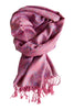 Pashmina tørklæde i silke blend - rosa