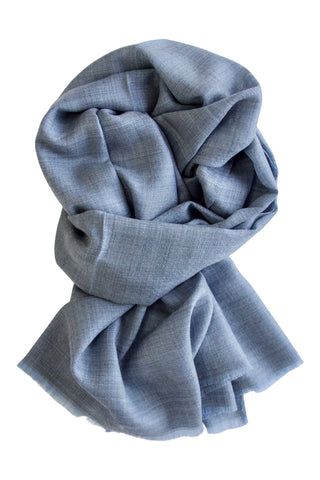 Billede af Cashmere tørklæde i 100% eksklusiv kashmir uld - grå
