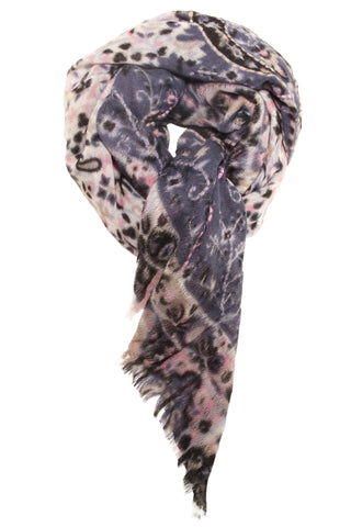Billede af Smukt oversized tørklæde/sjal i skønne farver