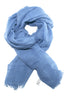 Smukt vævet blåt tørklæde