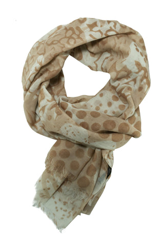 Billede af Camel tørklæde/sjal i smukke nuancer