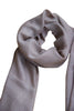 Cashmere tørklæde i lys taupe